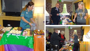 Fundraising success as Glenrothes care home hosts MacMillan Coffee Morning